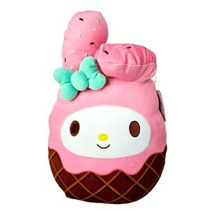 Hello Kitty My Melody | Ice Cream Cone Squishmallows Plush